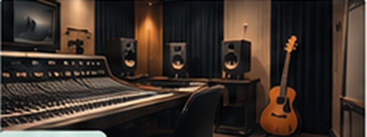 Estudio de producción musical sin personas